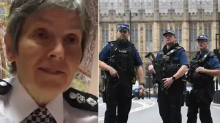 Cressida Dick praised the courage of the police officers