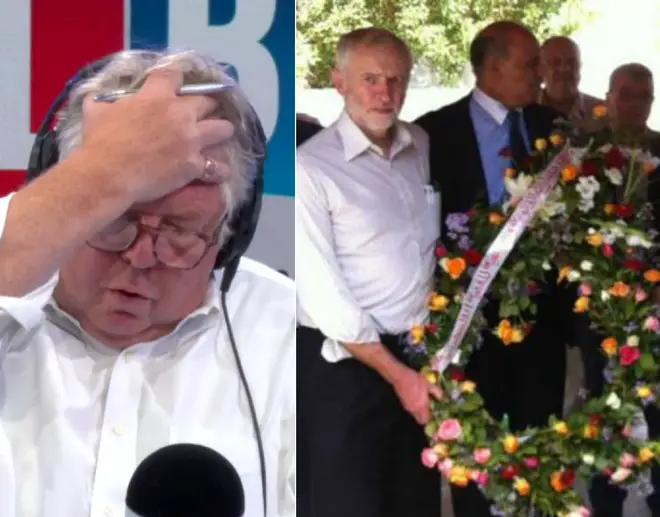 Nick Ferrari rowed with a Corbyn supporter