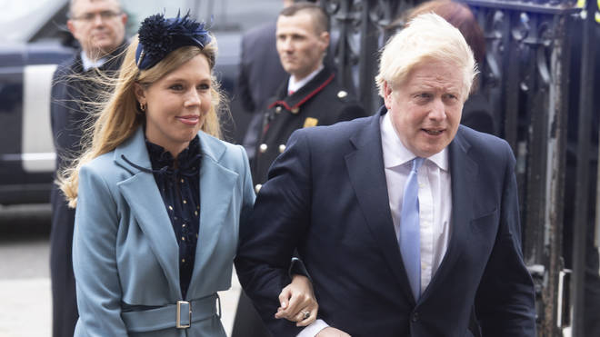 Boris Johnson was seen with Carrie Symonds on 9 March