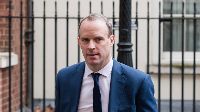 Foreign Secretary Dominic Raab is the 'designated deputy' if Mr Johnson's condition should worsen