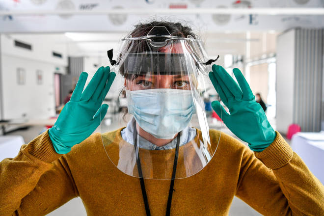 NHS workers are having to hide protective gear to ensure they are protected