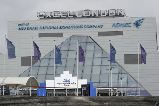 The outside of the ExCel centre