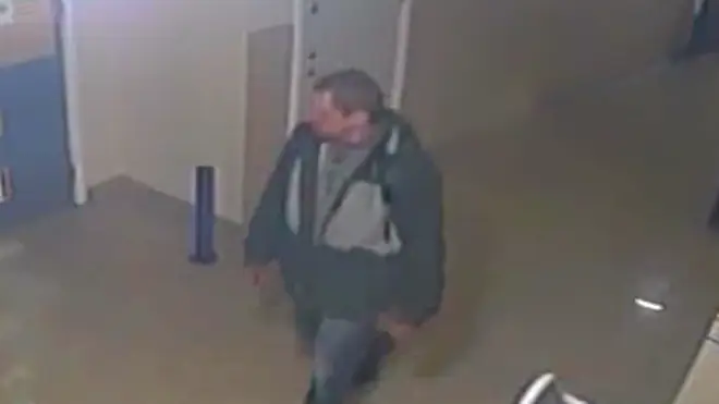Police want to speak to the man in connection with the alleged theft