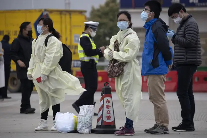 The coronavirus pandemic began in Wuhan, China