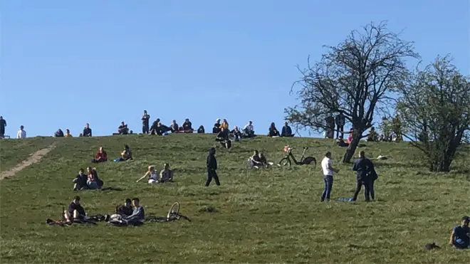 Police shared this image of Primrose Hill