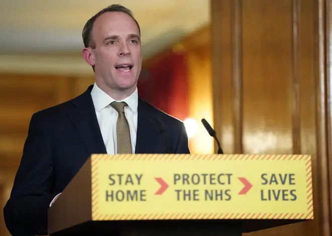Dominic Raab is the "designated survivor to the Prime Minister"