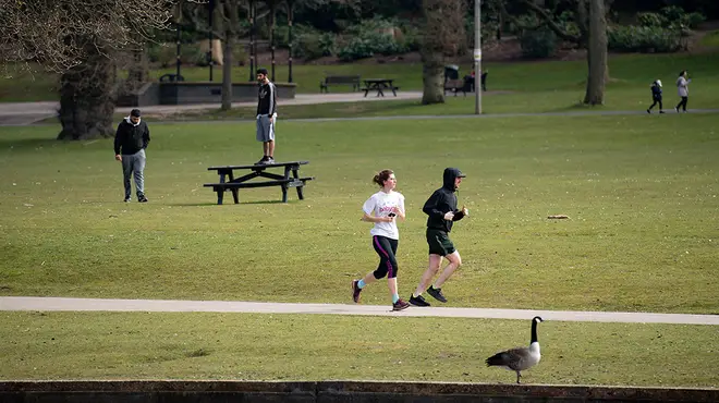 The UK have been warned outdoor exercise could be banned