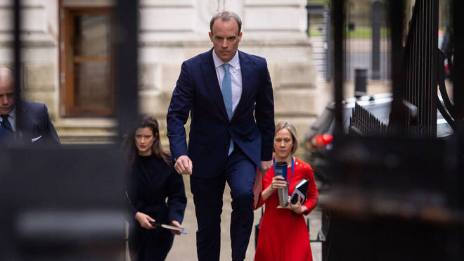 Mr Raab is now effectively acting Prime Minister