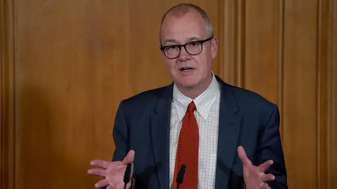 The government's chief scientific adviser was speaking at the daily Downing Street briefing