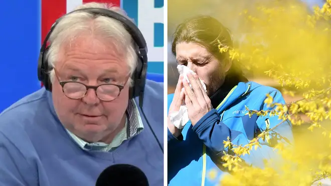 Nick Ferrari heard the truth about the hay fever season in 2020