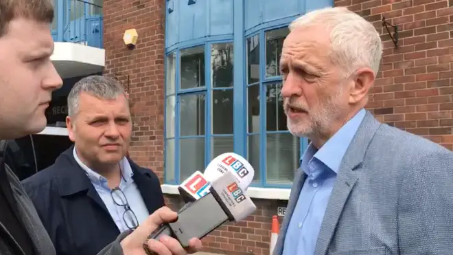 Jeremy Corbyn speaks to LBC as he begins a four-day tour of Scotland