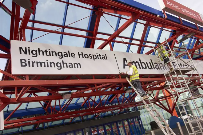 The Birmingham NEC is being converted into an NHS Nightingale