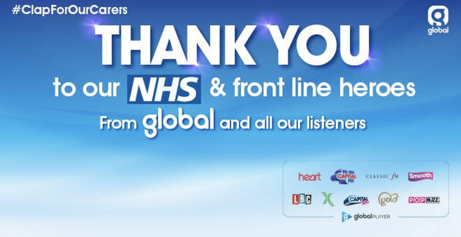 Thank you to our NHS and frontline heroes