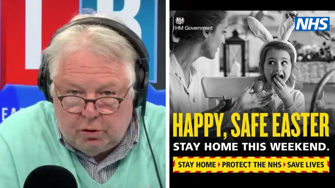 Nick Ferrari told people to stay at home