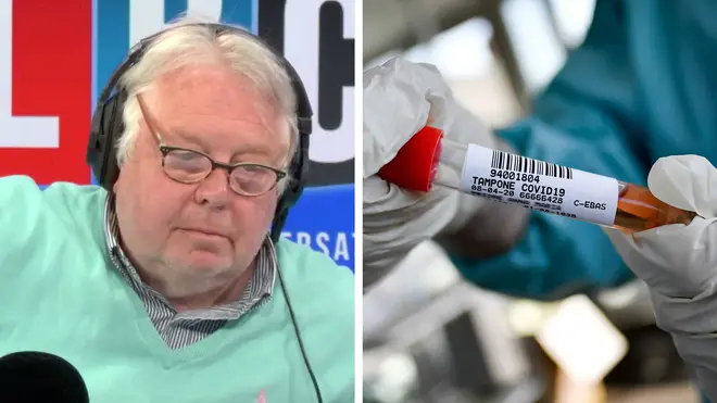 Nick Ferrari asked the NHS director why we're not meeting testing targets