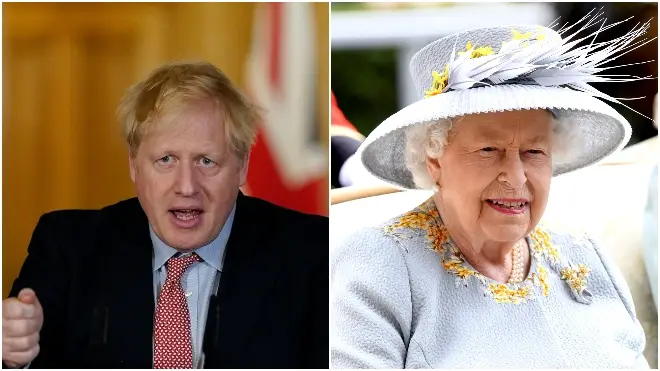 Boris Johnson and the Queen both spoke on coronavirus last night