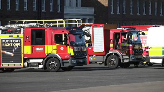 3,000 fire and rescue workers are in self isolation (file image)