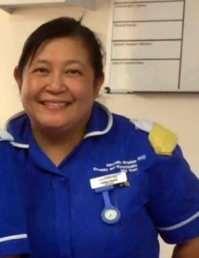 Ms Dayrit, who was described as a "ray of sunshine", worked at St Cross Hospital in Rugby, died on April 7.