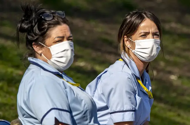 Care workers are asking for better PPE (file image)