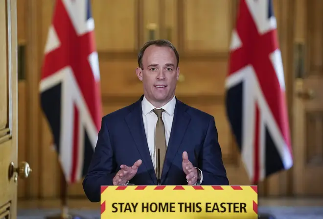 Dominic Raab has suggested lockdown measures will need to be extended