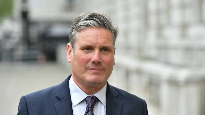 The Labour leader Sir Keir Starmer was speaking to LBC