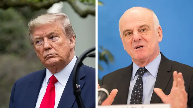 Special Envoy to the WHO Dr David Nabarro responded to Donald Trump's decision to cut funding