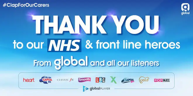 Thank you for joining LBC News to applaud our NHS and frontline heroes
