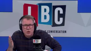 Ian Collins clashed with the caller on Tuesday night