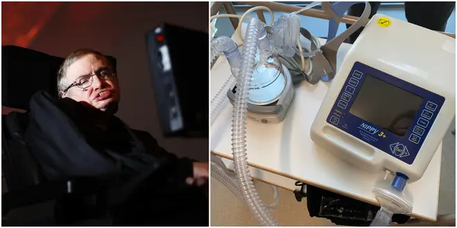 Stephen Hawking's personal ventilator has been donated in the fight against Covid-19