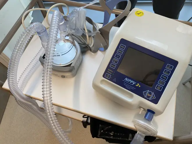 The ventilator is in good working order and has been added to the hospital's arsenal