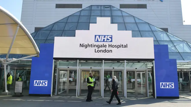 The NHS Nightingale is having to turn away patients, it has been reported