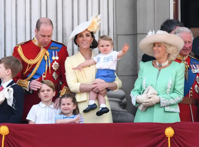 Prince Louis made his debut on the Buckingham Palace balcony last year