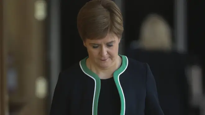 Nicola Sturgeon said she had at times been 'overwhelmed' by the scale of the covid-19 crisis