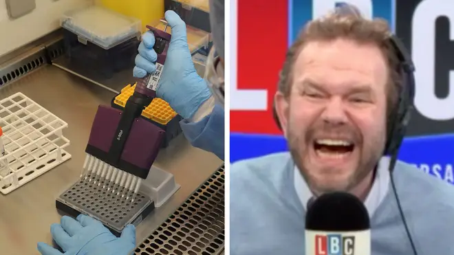 James O'Brien enjoyed his interview about the coronavirus vaccine
