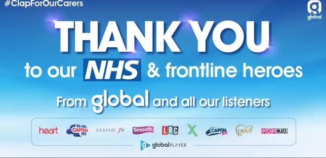 Thank you for applauding the NHS