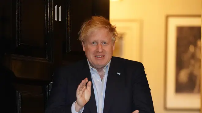 Mr Johnson was last seen in public clapping for the NHS at the beginning of the month
