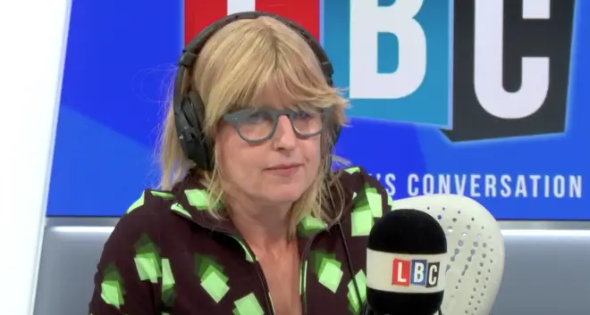 Rachel Johnson thanked the nurses who saved her brother's life on her first LBC show