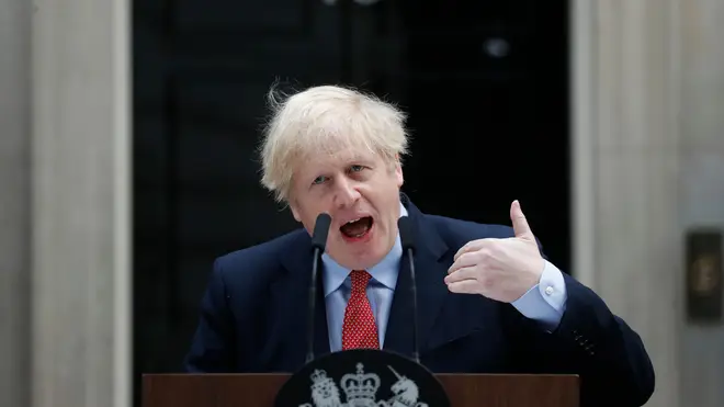 Prime Minister Boris Johnson returned to work on Monday after suffering from coronavirus