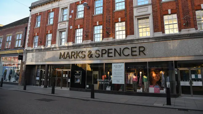 Marks & Spencer in Cambridge city centre during the Coronavirus lockdown
