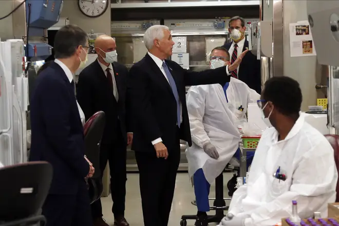 The Vice President met with staff at the Mayo Clinic