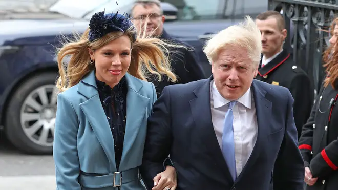 Carrie Symonds has had a "healthy baby boy"
