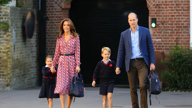 Kate and William are now parents to George, six and Charlotte, four