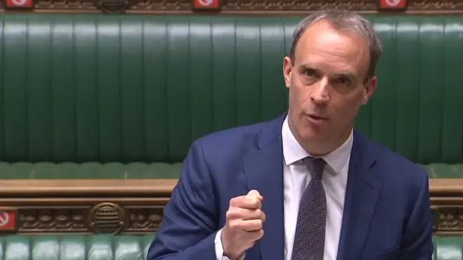 Dominic Raab is set to lead the government's daily coronavirus briefing