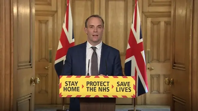 Dominic Raab has said "we must not gamble or sacrifice" our progresses in terms of the lockdown