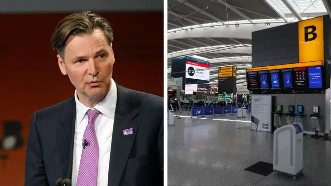 The boss of Heathrow says social distancing won't work at airports