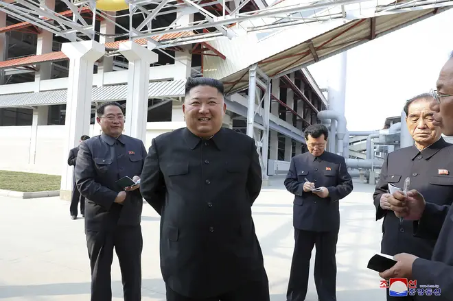 The North Korean leader has been pictured alive and well after his health came into question