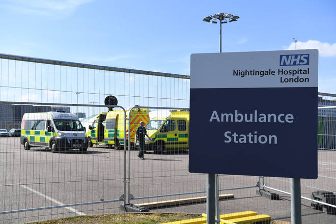 The NHS Nightingale hospital in London