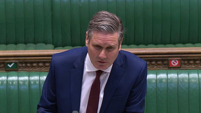 Labour leader Keir Starmer challenged the PM over the UK's approach to coronavirus