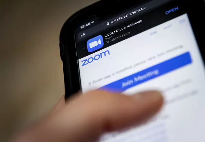 Police have issued a warning about "zoom-bombing"