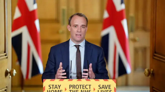 Dominic Raab has warned any changes to the lockdown will be limited